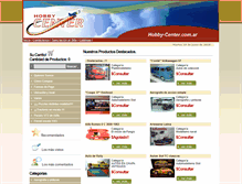 Tablet Screenshot of hobby-center.com.ar